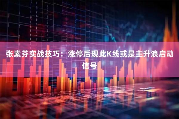 张素芬实战技巧：涨停后现此K线或是主升浪启动信号